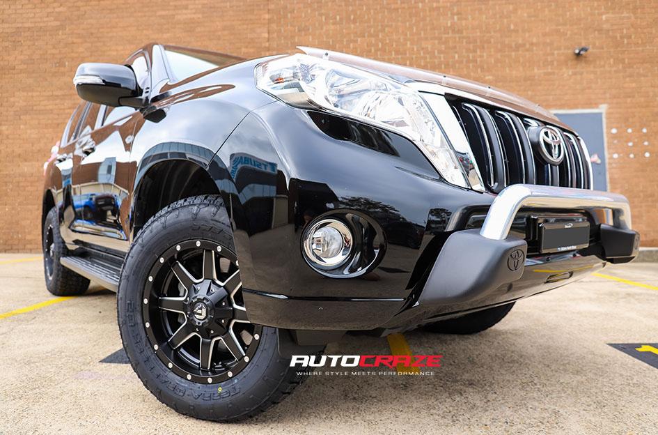 TOYOTA LANDCRUSIER MAVERICK GLOSS BLACK MILLED ACCENTS